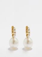 Irene Neuwirth - Peal & 18kt Gold Earrings - Womens - White Multi