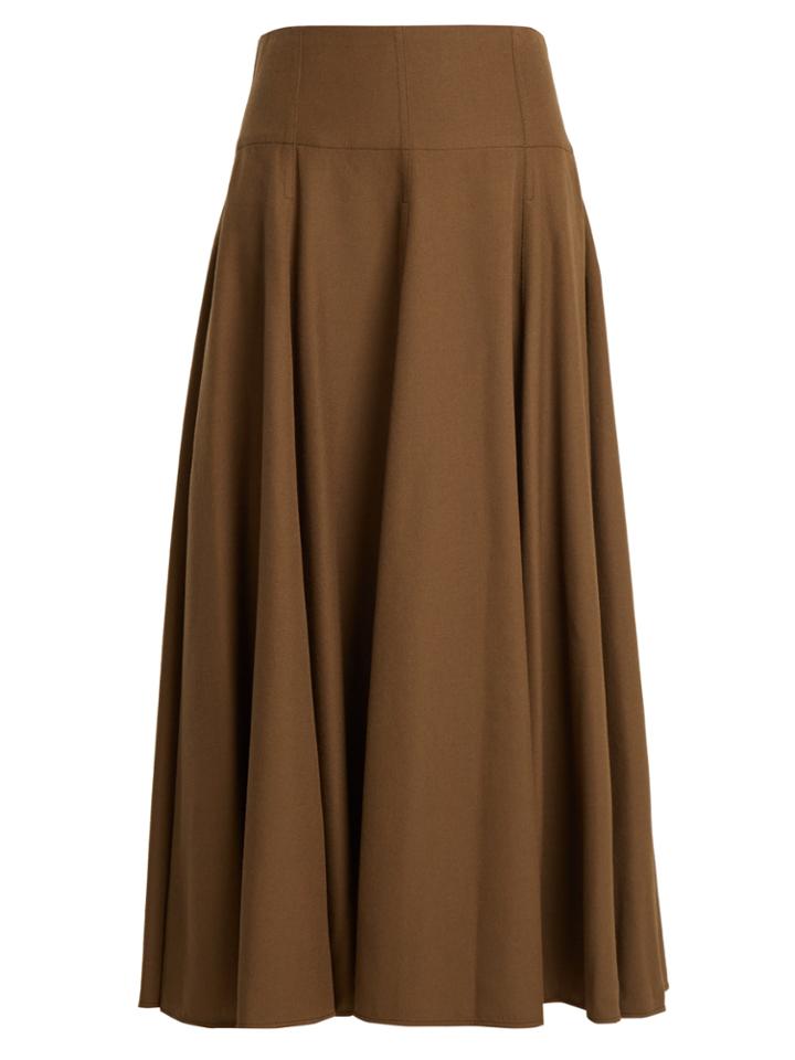 Joseph Nikel Mid-rise Wool Midi Skirt