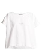 Matchesfashion.com Acne Studios - Tohnek Logo Print Cotton T Shirt - Womens - White