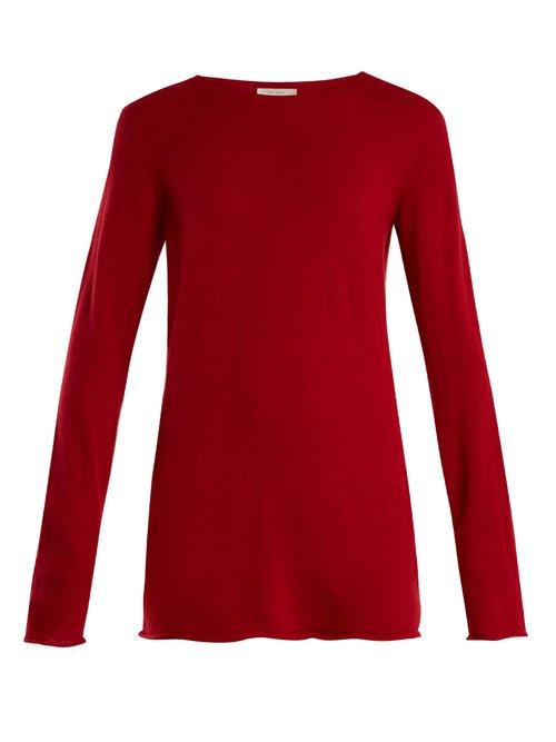 Matchesfashion.com The Row - Nolita Cashmere Sweater - Womens - Red