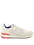Matchesfashion.com Orlebar Brown - Oleta Suede And Mesh Trainers - Mens - White Multi