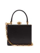 Matchesfashion.com Versace - Medusa Clasp Leather Box Bag - Womens - Black