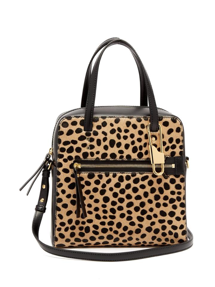 Joseph Ryder 25 Leopard-print Pony-hair Bag