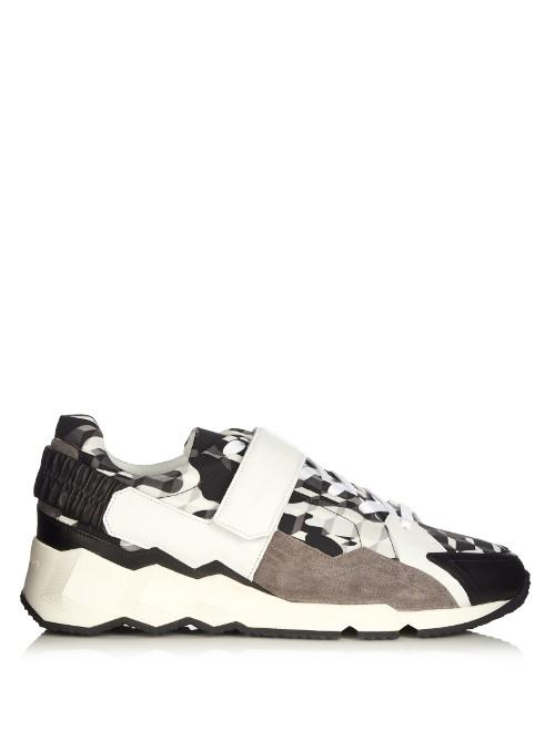 Pierre Hardy Comet Camocube-print Low-top Trainers