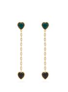 Sonia Rykiel Heart-embellished Drop Earrings