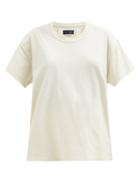 Les Tien - Inside Out Cotton-jersey T-shirt - Womens - Ivory