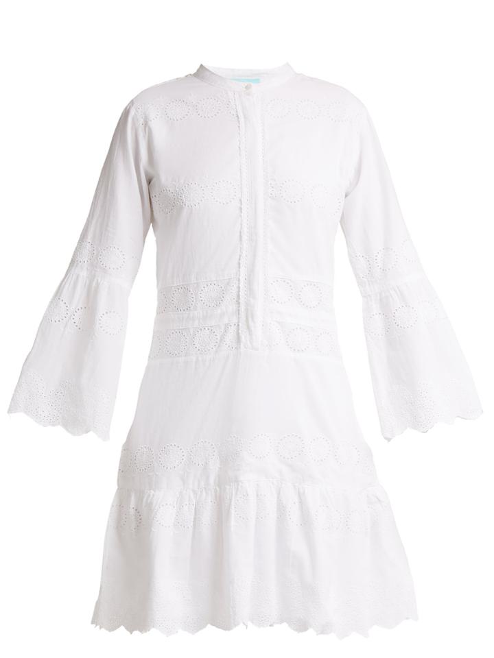 Melissa Odabash Abby Broderie-anglaise Cotton Dress