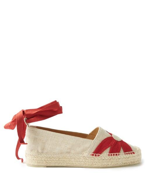 Castaer - Kalma Flower Canvas And Jute Espadrilles - Womens - Multi