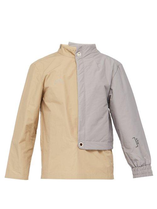 Matchesfashion.com A-cold-wall* - Panelled High Neck Technical Jacket - Mens - Beige