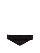 Matchesfashion.com Norma Kamali - Bill Low Rise Bikini Briefs - Womens - Black