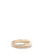 Tom Wood - Infinity Slim Diamond & 9kt Gold Ring - Mens - Gold