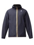 Matchesfashion.com Fendi - X K-way Reversible Ff-logo Windbreaker Jacket - Mens - Black Navy