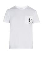 Alexander Mcqueen Dancing Skeleton-embroidered Cotton T-shirt