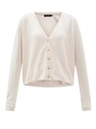 Matchesfashion.com Lisa Yang - Abby V-neck Cashmere Cardigan - Womens - Light Pink