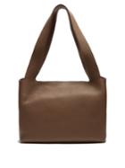 The Row Duplex Small Grained-leather Shoulder Bag