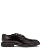 Matchesfashion.com Tod's - Tread Sole Leather Derby Shoes - Mens - Black