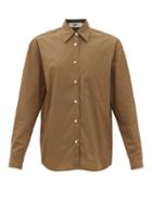 The Frankie Shop - Everyday Cotton-poplin Shirt - Womens - Khaki