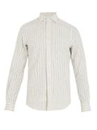 Boglioli Regular-fit Single-cuff Striped Cotton Shirt