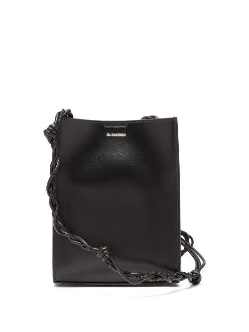 Matchesfashion.com Jil Sander - Tangle Small Braided-strap Leather Shoulder Bag - Womens - Black