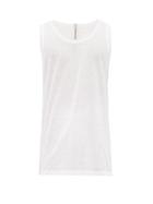 Matchesfashion.com Aldo Maria Camillo - Cotton Jersey Tank Top - Mens - White