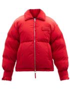 Jacquemus - Flocon Padded-jersey Jacket - Womens - Red
