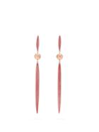 Matchesfashion.com Isabel Marant - Wooden Drop Earrings - Womens - Pink