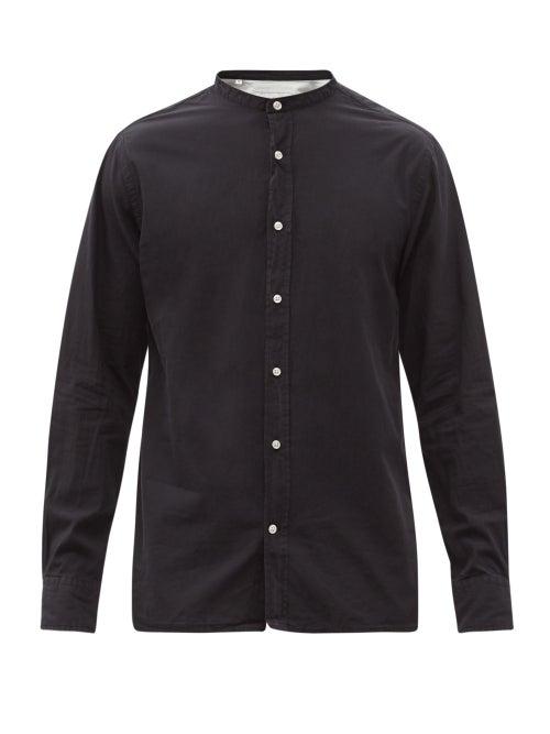 Matchesfashion.com Officine Gnrale - Gaston Organic-cotton Shirt - Mens - Black