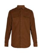 Matchesfashion.com Berluti - Cotton Corduroy Shirt - Mens - Brown