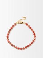 Missoma - Imperial Jasper & 18kt Gold-plated Bracelet - Womens - Red