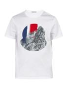 Matchesfashion.com Moncler - Photographic Print Cotton T Shirt - Mens - White