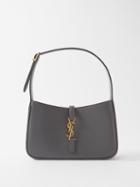 Saint Laurent - Le 5  7 Leather Shoulder Bag - Womens - Dark Grey