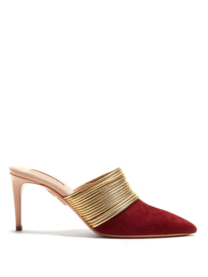 Aquazzura Rendez Vous 85 Point-toe Mules