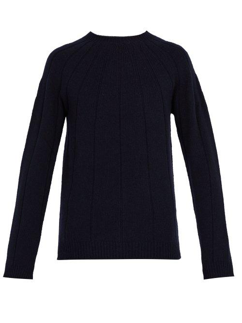 Matchesfashion.com A.p.c. - Jacopo Wool Blend Sweater - Mens - Navy