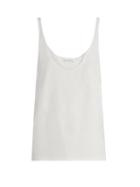 Matchesfashion.com Raey - Skinny Strap Cotton Jersey Vest - Womens - White