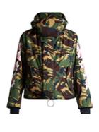 Off-white High-neck Camouflage-print Jacket