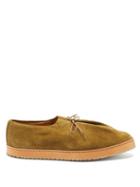 Matchesfashion.com Jacques Soloviere - Miles Lace-up Suede Loafers - Mens - Tan
