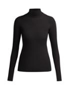 Matchesfashion.com Joseph - Silk Blend Roll Neck Sweater - Womens - Black
