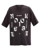 Matchesfashion.com Undercover - Noise-print Cotton-jersey T-shirt - Mens - Black