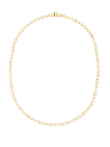 Octavia Elizabeth - Nesting Gem Diamond & 18kt Gold Tennis Necklace - Womens - Yellow Gold