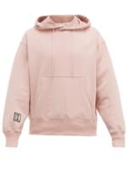 Matchesfashion.com Ami - Number 9 Cotton Jersey Hooded Sweatshirt - Mens - Pink
