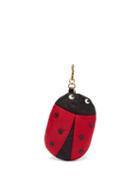 Ladies Accessories Anya Hindmarch - Ladybug-charm Tote Bag - Womens - Black Red