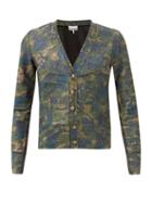 Matchesfashion.com Ganni - Camouflage Metallic Cardigan - Womens - Khaki