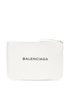 Matchesfashion.com Balenciaga - Shopping Pouch M - Womens - White Black