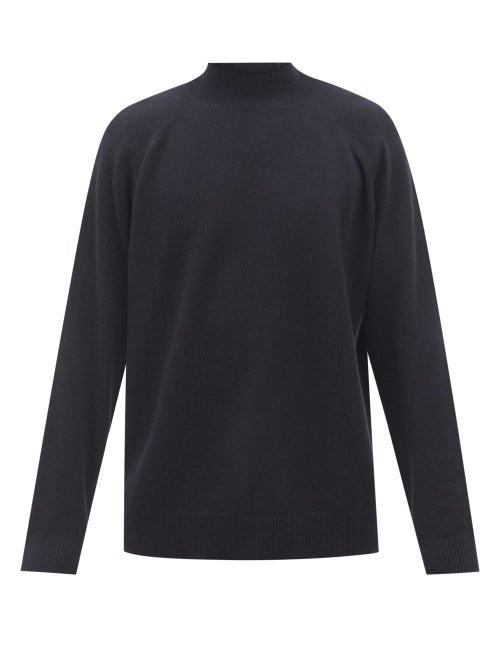 Raey - Recycled-cashmere Blend Turtle-neck Sweater - Mens - Navy