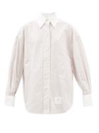 Thom Browne - Striped Cotton Oxford Button-down Shirt - Womens - Multi