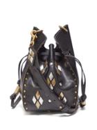 Matchesfashion.com Isabel Marant - Radja Studded Leather Cross Body Bag - Womens - Black