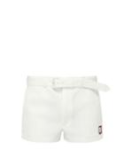 Matchesfashion.com Prada - Mid Rise Technical Jersey Shorts - Mens - White