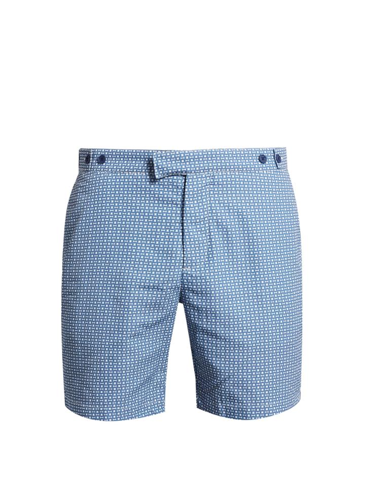 Frescobol Carioca Tailored Urca-print Swim Shorts
