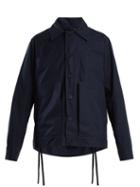 Matchesfashion.com Craig Green - Spread Collar Cotton Jacket - Womens - Navy