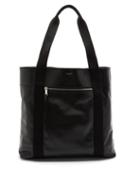 Matchesfashion.com Saint Laurent - Logo-print Leather Tote Bag - Mens - Black